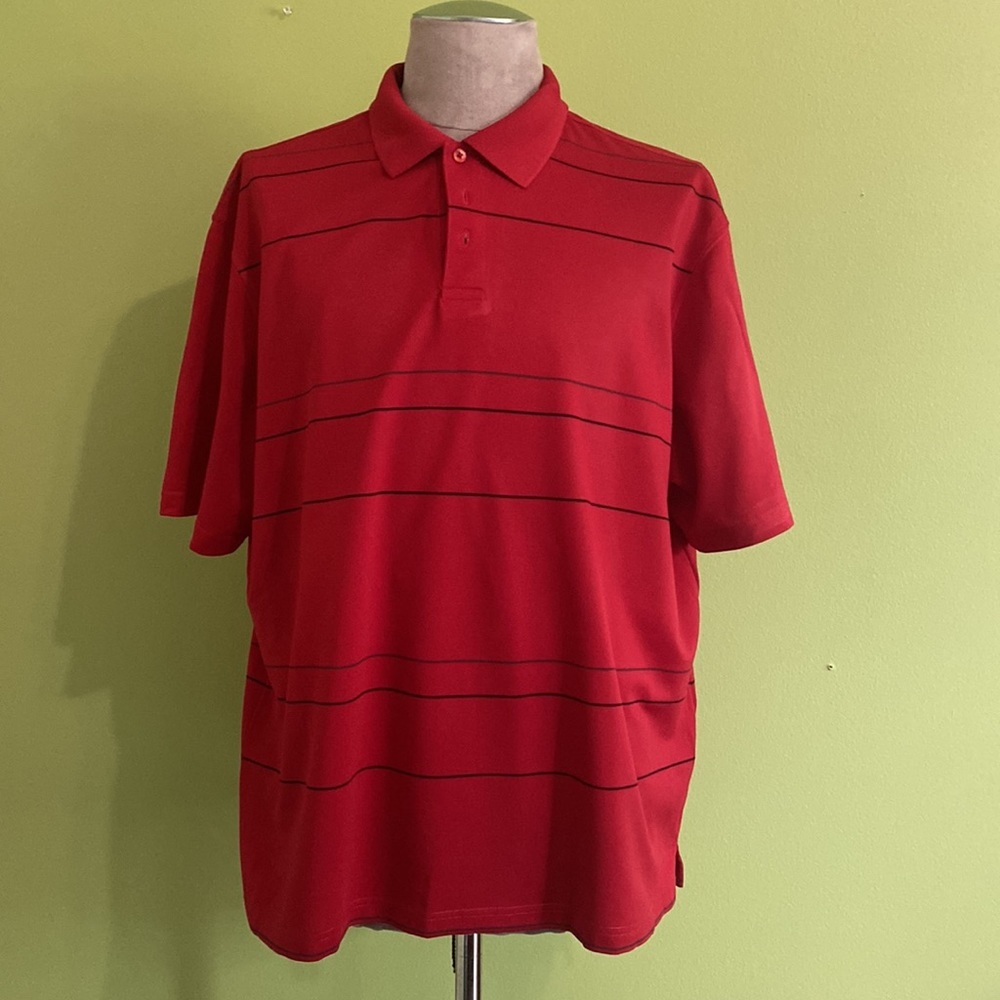 Haggar striped polo shirt